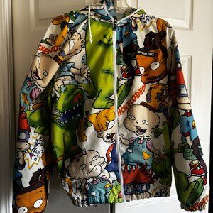 Members Only x Nickelodeon Rugrats Windbreaker Jacket –Unisex Size Medium